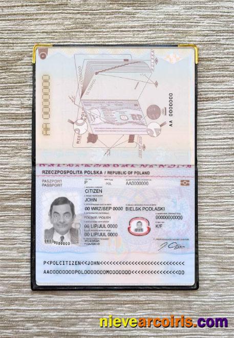 Poland passport 2018+ photolook